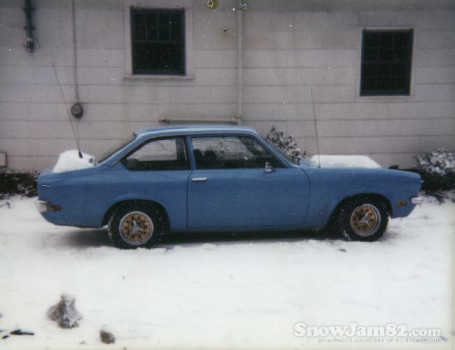 71 Chevy Vega in Snow Jam 82, Atlanta